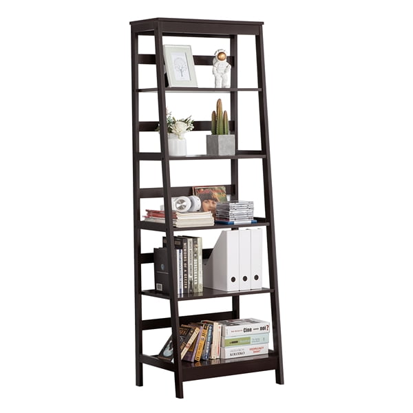 Yaheetech 5Tier A Frame Wood Ladder Shelf Bookcase Multifunctional