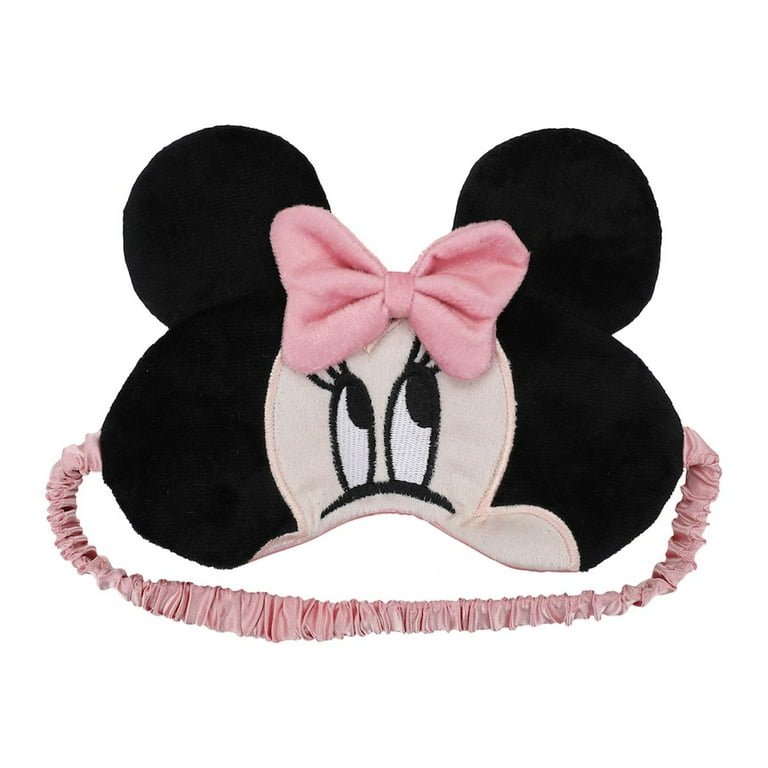 Bioworld Minnie Mouse Kids Travel Set, Neck Pillow, Eye Mask