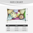 thumbnail image 6 of EasygdpColorful Easter Eggs Polyester Fiber Double-Sided Pillowcase,Super Soft,Comfortable And Luxurious Pillowcase,Not Easy To Break Or Deform- 20"X30", 6 of 9
