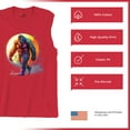 thumbnail image 6 of Full Moon Bigfoot Men's Muscle Shirt Hiking Sasquatch Hide and Seek Champion, 6 of 7