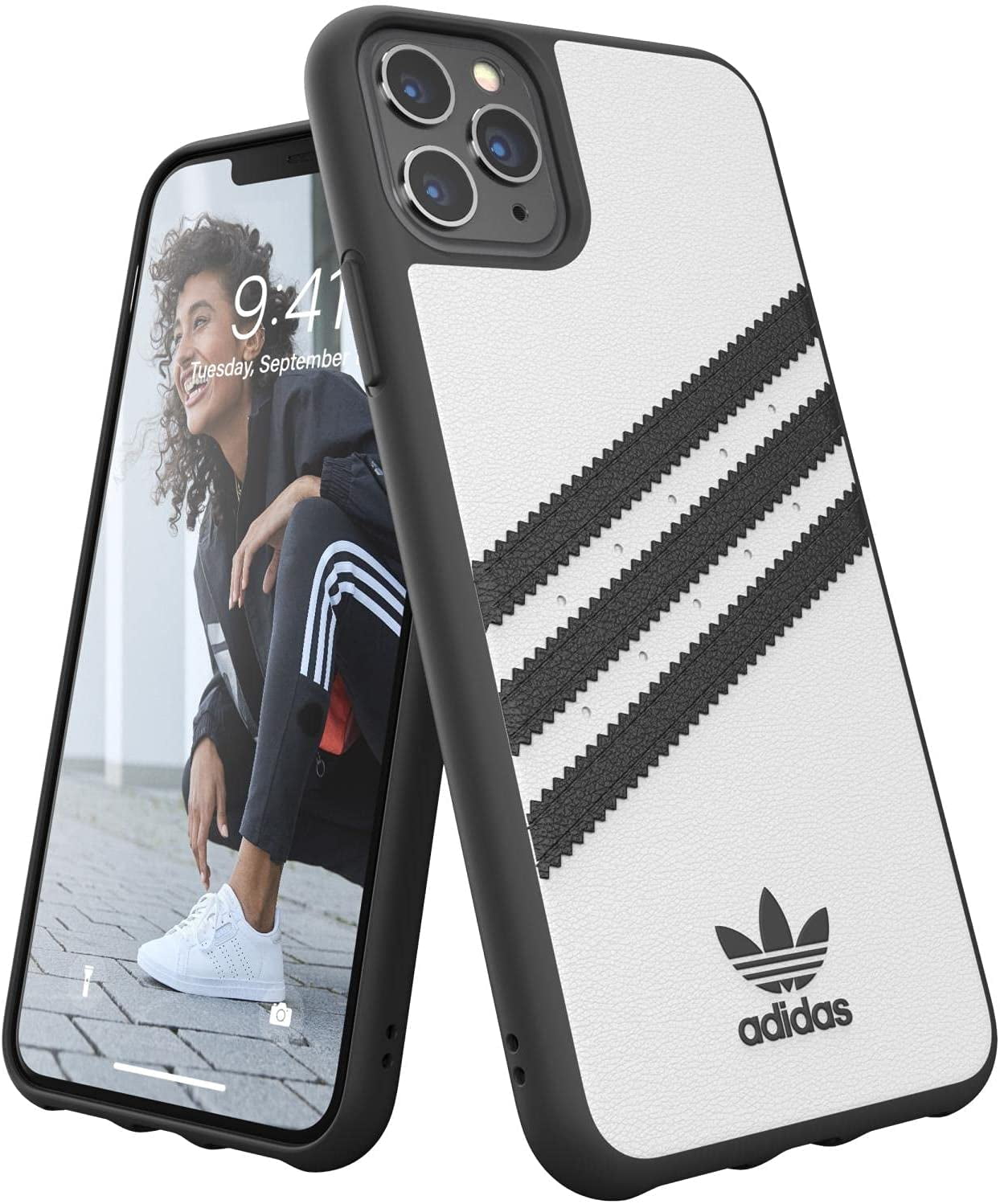 adidas Phone Case Compatible with iPhone 11 Pro Max Case, Originals Moulded  TPU Protective Phone Cover, White and Black | Walmart Canada