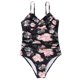 thumbnail image 3 of Gibobby Traje de Baño Sexy Bikini Mujeres 1 pieza WebbingTank Trajes fruncidos Vintage Up Entrenamiento atlético Traje de baño Baño Deporte Control Traje(Rosa,M), 3 of 5