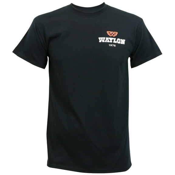 Waylon Jennings Men's Are You Ready T-Shirt Black 2XL