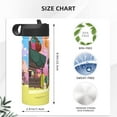 thumbnail image 5 of Adventure Time Jake The Dog 18oz Insulated Water Bottle With Handle, Stainless Steel Water Bottles With Wide Mouth, Double Wall Vacuum Sports Water Bottle, 5 of 8