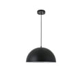thumbnail image 3 of Forte 1 light black Pendant, 3 of 5