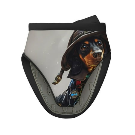 

Vsdgher Fantasy Wizard Dog Art Non-Slip Mini Oven Mitt Set Short Oven Mitts for Baking Grilling Barbecue Microwave 5.9 x5.9 in