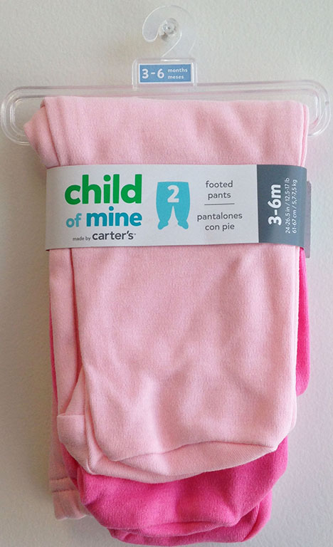 child of mine footed pants