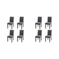 thumbnail image 4 of Wweixi 4pack/lot Stylish Chair Covers For Dining - Transform Dining Room With Ease Durable Cover For Dining Dark Grey 2Set, 4 of 6