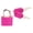 Hot Pink, variant on FXMLRLK 1PC Suitcase Lock with Keys, Small Luggage Padlocks Metal Padlocks Mini Keyed Padlock for Gym Classroom and Cabinet,Hot Pink