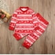 thumbnail image 5 of Conjuntos de pijamas familiares a juego Fiomva, pijamas navideños de manga larga con renos a cuadros, pijamas a rayas para mujer, ropa de dormir para las fiestas, ropa de casa, 5 of 8