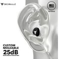 thumbnail image 5 of Decibullz 25dB Noise-Reduction Earplugs, Custom-Molded Reusable Hearing Protection for Noise Sensitivity & Flights, White, 5 of 9