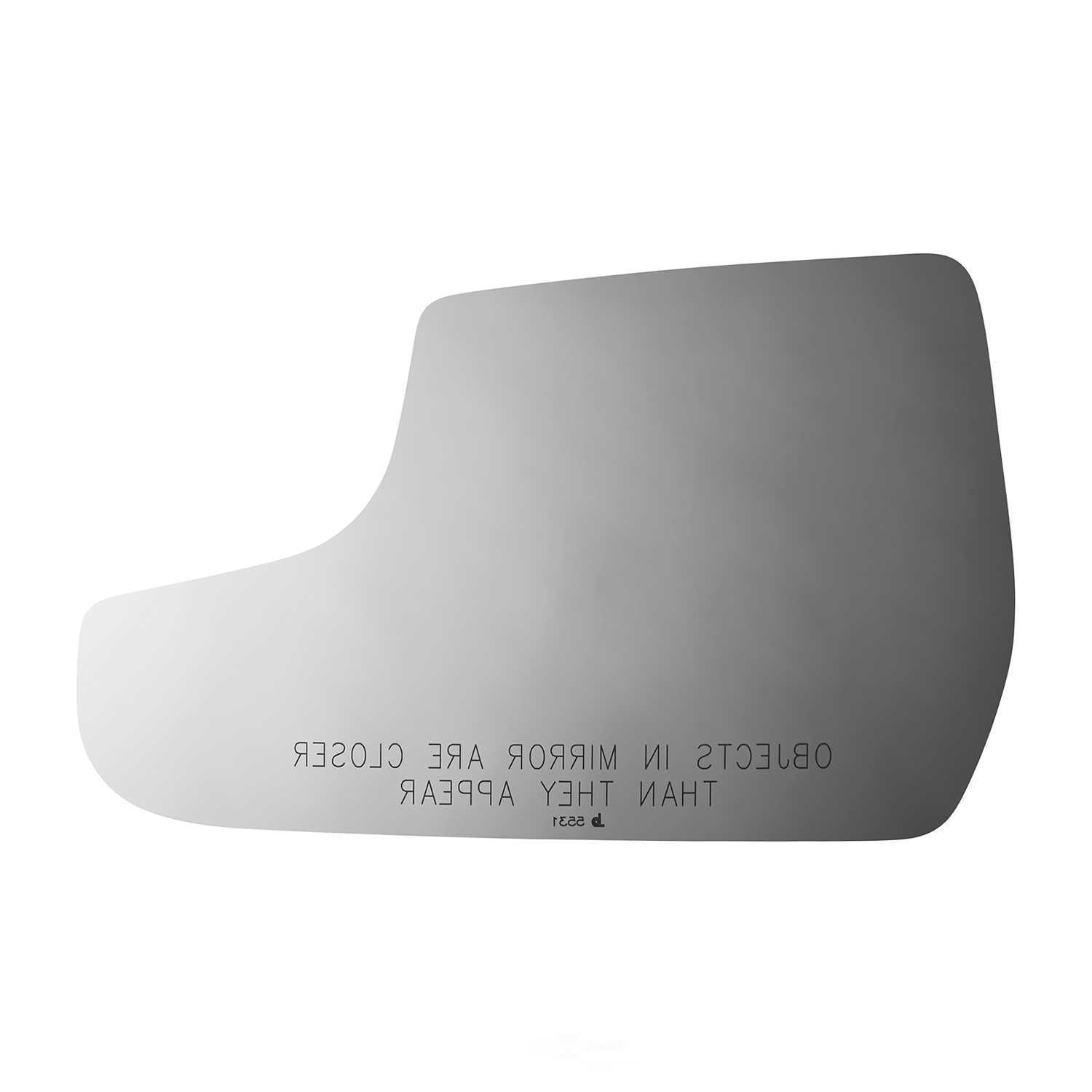 Burco Side View Mirror Replacement Glass - Clear Glass - 5531