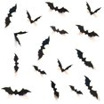 thumbnail image 1 of 3 piezas de decoración de Halloween para interiores de PVC 3D, decoración de pared de murciélago de terror, pegatinas de decoración de murciélago de Halloween para decoración del hogar, 1 of 5