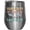Silver, variant on Boat Waves, Sun Rays, Ain't Nothing Like Lake Days with Sunglasses Art Merch Gift, Stainless Steel 12oz Wine Tumbler
