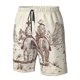 thumbnail image 4 of Fotbe Cowboys Riding Horses Trajes de Baño Estampados para Hombre, Shorts de Verano de Secado Rápido, Ropa de Playa, Bañadores-Large, 4 of 6