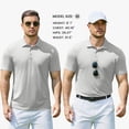 thumbnail image 3 of COOFANDY Mens Polo Shirts Golf Moisture Wicking Performance Short Sleeve Casual Tactical Shirts Pique Jersey Collared T-Shirts, 3 of 6