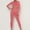 Watermelon Red, variant on Womens Trouser Pants Pants For Women In Clothing Track Pants Mid Waist Rise Long Straight-Leg XL
