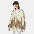 thumbnail image 3 of Lsque New York Pattern UPF 50+ Lightweight Sun Protection Men's Women's Long Sleeve Shirt, Hoodie Performance -Small, 3 of 7