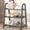 Black, variant on Shoe Rack - Stainless Steel Shoe Organizer, Sturdy Shoe Rack for Closet and Front Door Entrance, Free Standing Shoe Shelf, Closet Organizers and Storage, Black