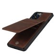 thumbnail image 2 of iPhone 11 Case with Card Holder, Allytech Slim PU Leather Protective Case [7 Card Slots] Flip Folio Stand Magnetic Closure Back Wallet Cover with Detachable Hand Strap for iPhone 11 2019 6.1", Brown, 2 of 2