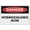 Warning Sign 4, variant on Danger Hot Sign 8"x12" - Aluminum Tin Warning for Home Outdoor Garden, High-Visibility Hazard Decor for Equipment