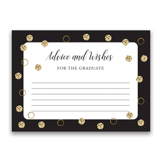 Gold and Black Invitations and Envelopes Pack of 25 Fill In Blank Invites  for Graduation Retirement Birthday Baby Shower Engagement Elegant Events