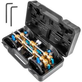 Kit de fixation de porte à mortaiser 8 pièces, kit de mortaiseuse DBB Lock  avec 3 emporte-pièces en acier au tungstène et accessoires, outil de  gabarit de mortaisage pour scie cloche, pour