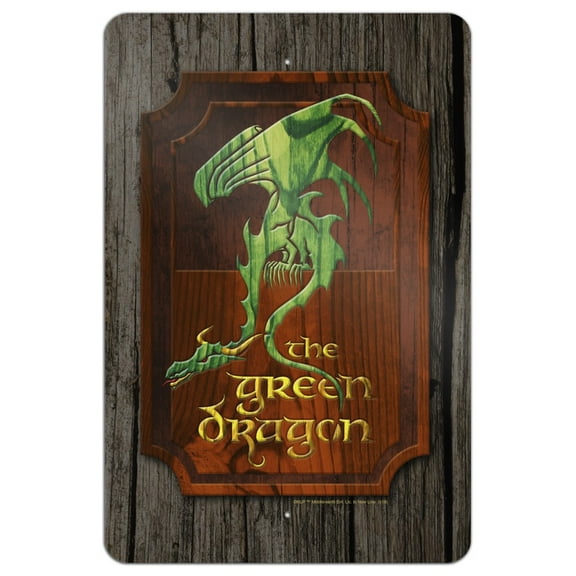 Lord of the Rings The Green Dragon Home Business Office Sign