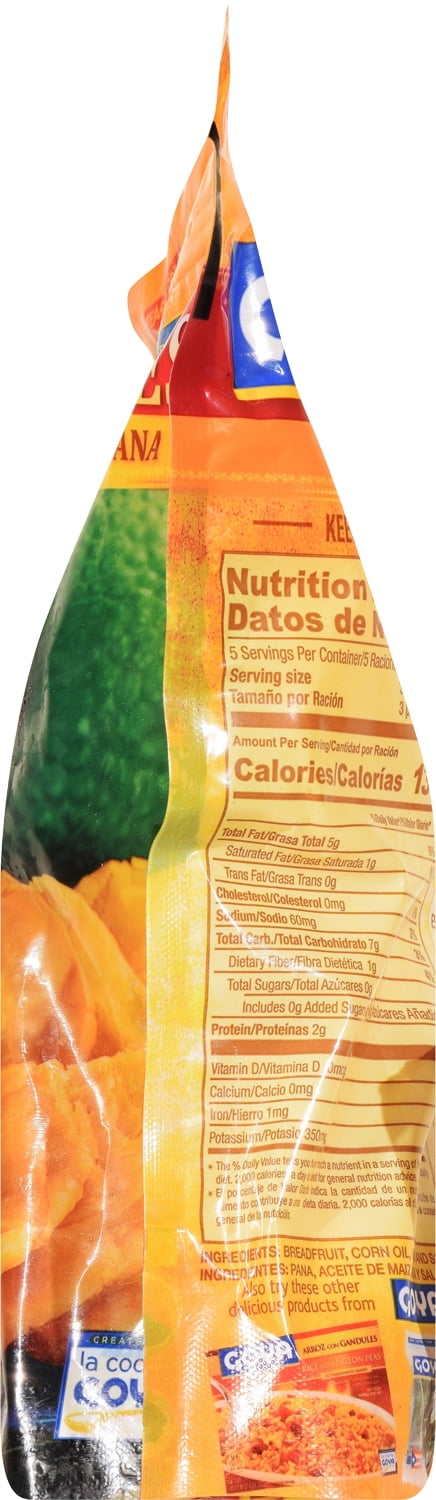 Goya Tostones De Pana Packaged Fried Breadfruit Appetizers 20 oz
