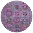 thumbnail image 2 of Addison Rugs Chantille Indoor/Outdoor Traditional Panel Purple Machine Washable Round Rug, 8' x 8', 2 of 8