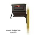 thumbnail image 4 of Traditional Curbside Mailbox with Newspaper tube and Ashley front single mailbox mounting bracket, 4 of 7