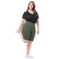 thumbnail image 3 of Athletic Works Women's Plus Size Core Active Dri-Works Bike Shorts, 3 of 6