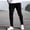 Black, variant on Skinny Jeans Men Stretch Tapered Leg Slim Fit Denim Pants with Zipper and Button Size S-2XL Dark Blue