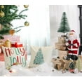thumbnail image 2 of Merry Bright Christmas Pillow Covers Colorful Holiday Holly Jolly Set of 4 Winter Decorative Throw Pillow Covers Cushion Case for Home Sofa Bed Chair (20" L x 20" W), 2 of 4