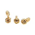 thumbnail image 2 of 925 Sterling Silver Golden Honeycomb&Bee Dangle Charm for Bracelet Charms Bangle Pendant Jewelry, 2 of 4