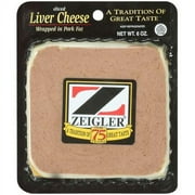 Zeigler Sliced Liver Cheese, 6 oz
