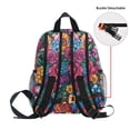 thumbnail image 5 of FORMRS Kids School Backpack with Front Zippered Pocket 12" Student Travel Daypack, Charming Floral Pattern, 5 of 6