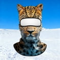 thumbnail image 5 of Diadema de invierno para exteriores, transpirable y cálida, con cobertura total, con la serie Animal Facial Gini Riding Hat Headband, 5 of 5