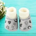 thumbnail image 4 of Generic Boys Sneakers Warming Cotton Shoes for Baby Girls Boy Warm Soft Booties Comfortable Toddler Breathable Walking Shoe for Toddlers/Little Kid/Big Kid ﻿(12-18 Months,Gray), 4 of 4