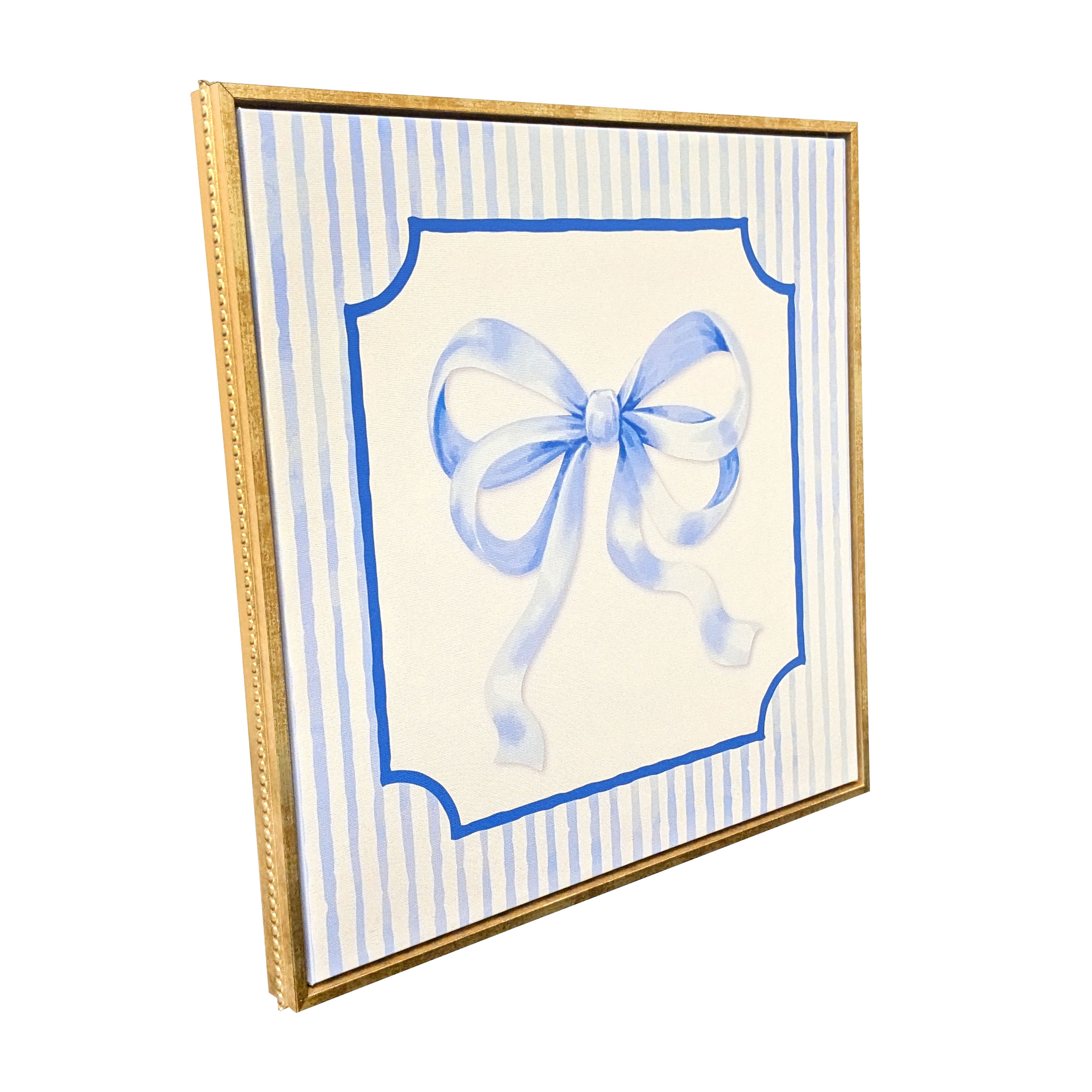 Bradley & Ballard 16x16 Vintage Bow Framed Wall Art on Canvas