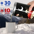 thumbnail image 6 of 30 oz Tumbler with Handle and Flip Straw Lid Leak Proof Boho Cute Moon Mushroom Lover Night Butterfly Stainless Steel Vacuum Insulated Travel Coffee Mug,Mushroom Gifts for Women Men,Retro Mushroom, 6 of 6