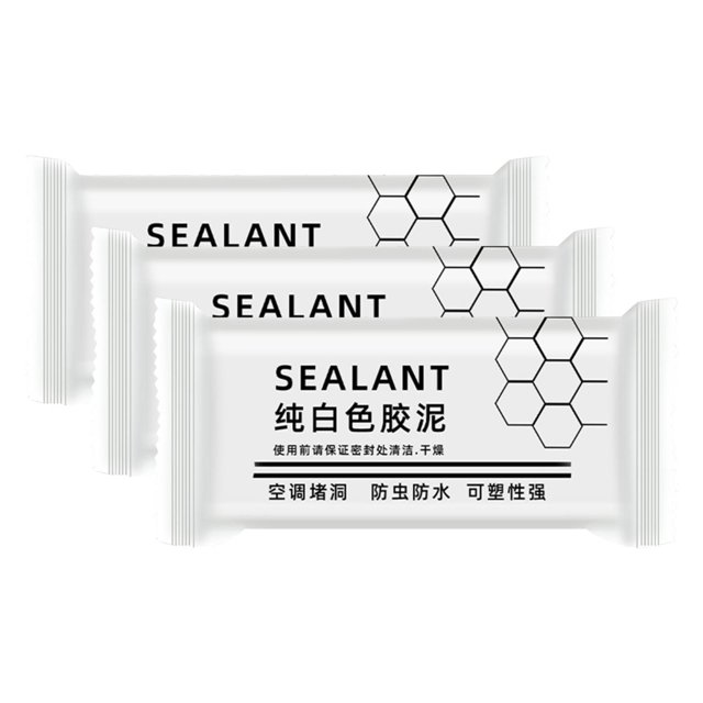 50 % de Réduction sur Agent de Réparation Super Diamant Boue Scellée 30g Argile de Scellement Moteur de Scellement Blanc Conduit de Scellement pour Connexion de Vidange Trou Mural Climatisation