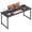 Black, variant on 54" Computer Desk, Modern Office, Study & Gaming Desk with Storage, Large Legroom, Sturdy Metal Frame