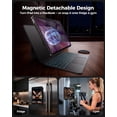 thumbnail image 4 of Funda de teclado Avakot Clear Magnetic para iPad Air 11 y Pro 11, 4 of 9