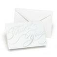 thumbnail image 1 of Silver Foil Swirls Thank You Cards With White Envelopes - 4 7/8in. x 3 1/2in. - 50 Pack (30417), 1 of 1
