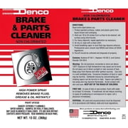 Denco Brake and Parts Cleaner, Non-Chlorinated, Low Odor, Quick Evaporation, Removes Oil and Grease Quickly, 13oz, 96 Pack