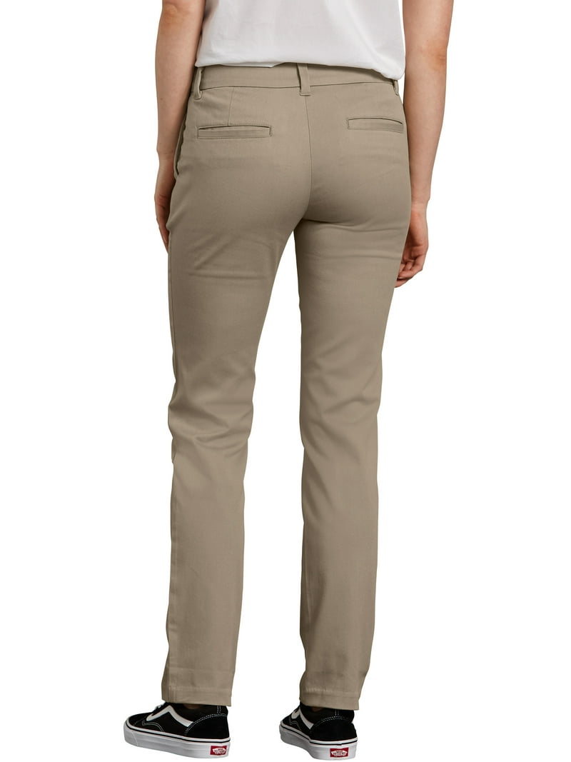 RHC×Dickies StretchCotton Straight Pants Dickies Womens Relaxed Straight Stretch Twill Pant, Black, 6