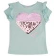 thumbnail image 5 of Young Hearts Toddler Girl 2Pk Heart Tees, Size 2T-4T, 5 of 6