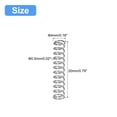 thumbnail image 2 of Unique Bargains Compression Spring, 5 Pack 304 Stainless Steel, 4mm OD, 0.5mm Wire, 20mm Length, 2 of 6