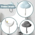 thumbnail image 6 of Kuntesetty 3 Pieces Wall Hooks Bathroom Coat Hooks Wall Mounted for Hanging Bag Clothes Blue White Gray, 6 of 9